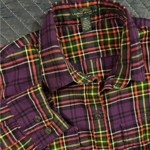 Ralph Lauren Women’s Medium Multicolor Plaid Shirt